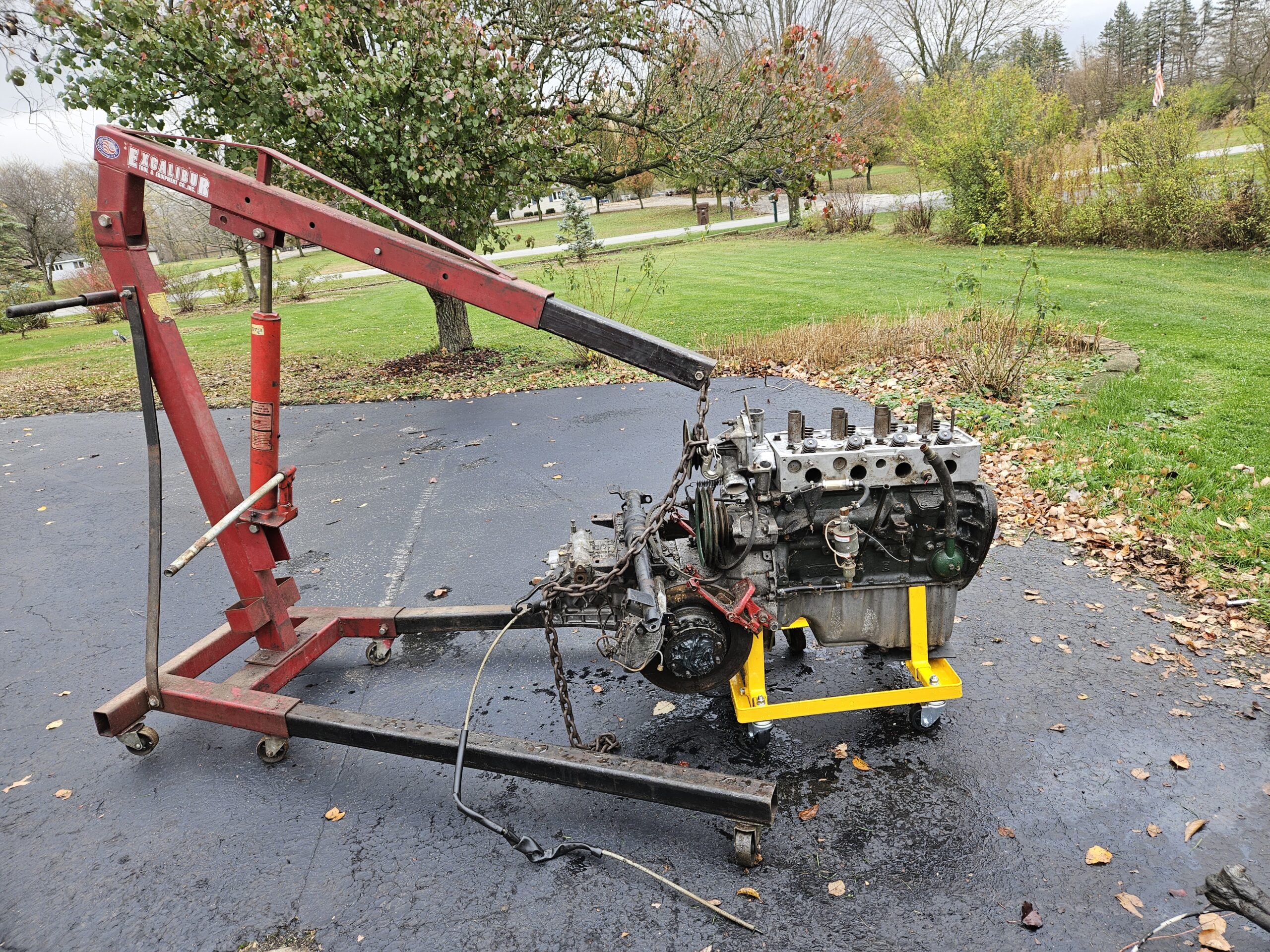 DS 21 motor and 4 speed manual transmission
