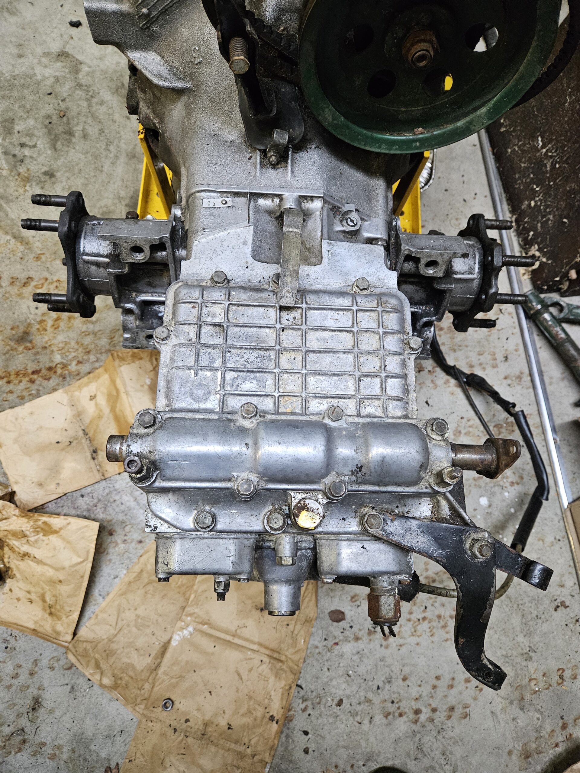 DS 21 motor and 4 speed manual transmission