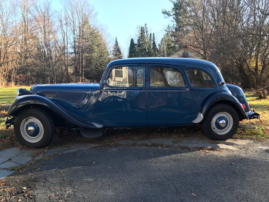 Auction Sept 20 10:30AM EST: Rare 9-person Familiale, long-wheelbase Traction Avant 11. Running & perfect for weddings, parades, test drive in Freehold, NY before auction.