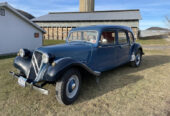 Auction Sept 20 10:30AM EST: Rare 9-person Familiale, long-wheelbase Traction Avant 11. Running & perfect for weddings, parades, test drive in Freehold, NY before auction.